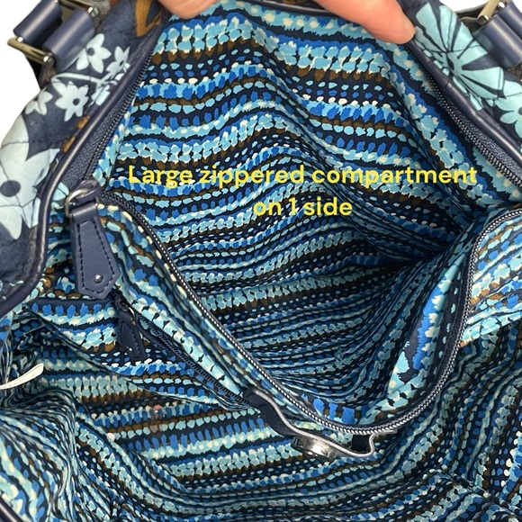 Vera Bradley Java Floral Tote/Laptop/Shoulder Bag Purse Quilted 12.5 x 14.5 - Picture 6 of 16
